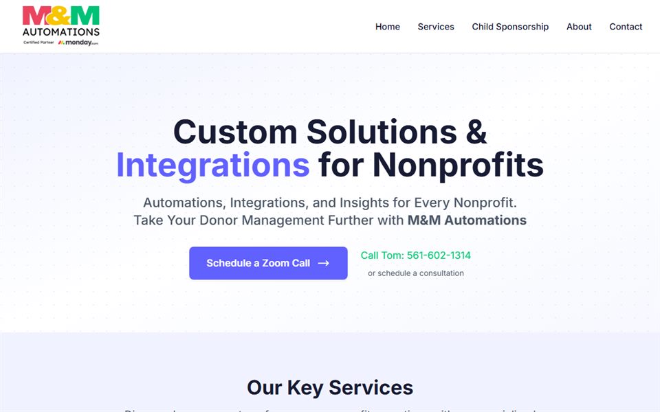 M&M Automations — custom solutions and integrations for nonprofits